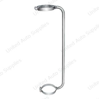 34" Chrome Exhaust Grab Handle - 6" Clamp