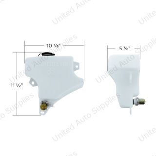 Washer Fluid Reservoir For 2007-2019 Peterbilt 389