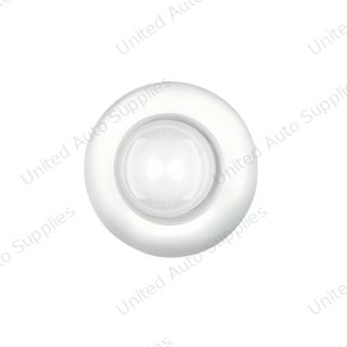 GloLight 2 LED 3/4" Mini Light (Auxiliary/Utility) With Stainless Steel Trim-White LED/Clear Lens