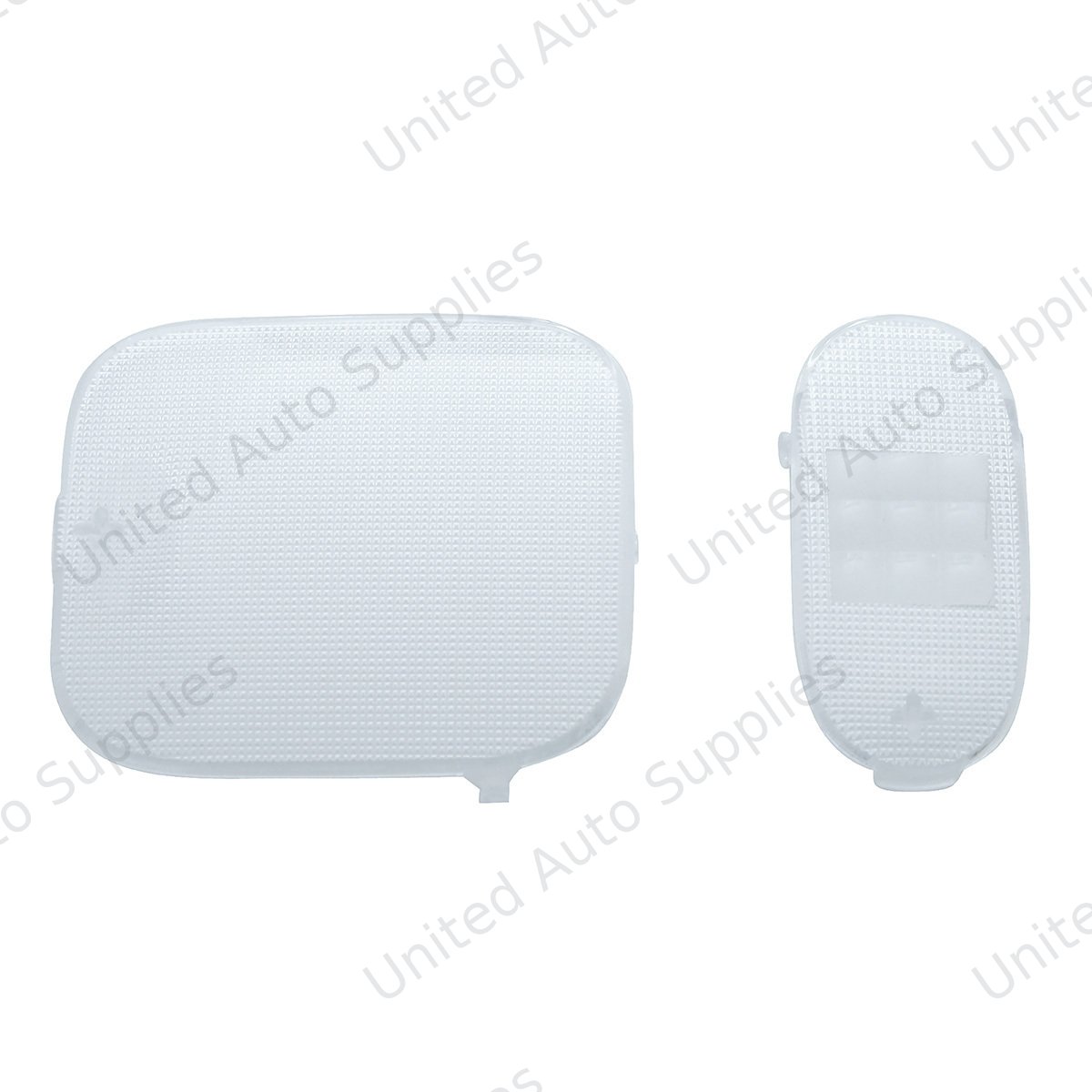 Dome Light Lens 2-Piece Set For 2006+ Freightliner Columbia And Coronado - Clear