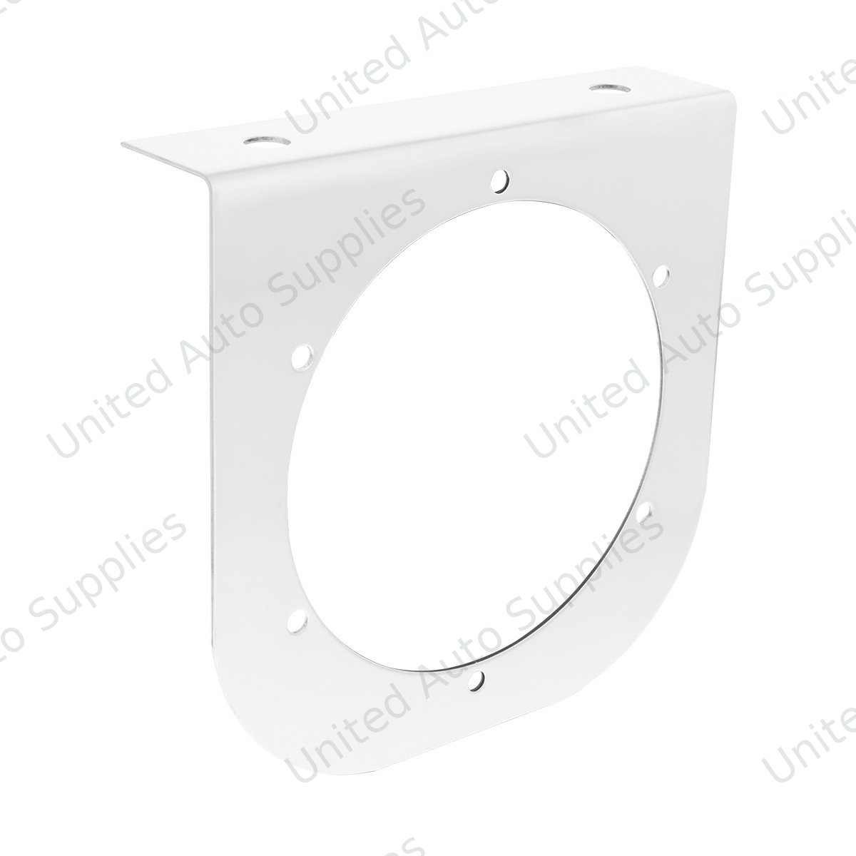 Stainless Light Bracket With Single 4" Light Cutout