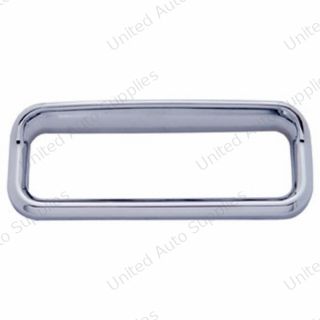 Chrome Bezel For 3" X 13/16" Freightliner Glove Box Emblem