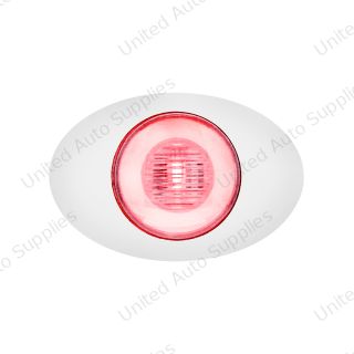 M3 Millennium GloLight 5 LED Clearance/Marker Light - Red LED/Clear Lens