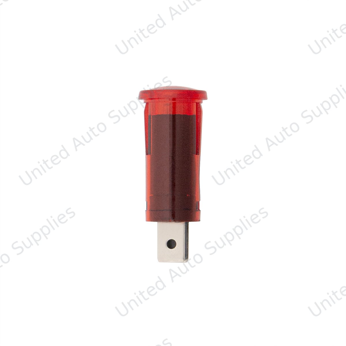 Red Warning Light 16 Amp 12V w/2 Lucar Terminals, 1 Pc.