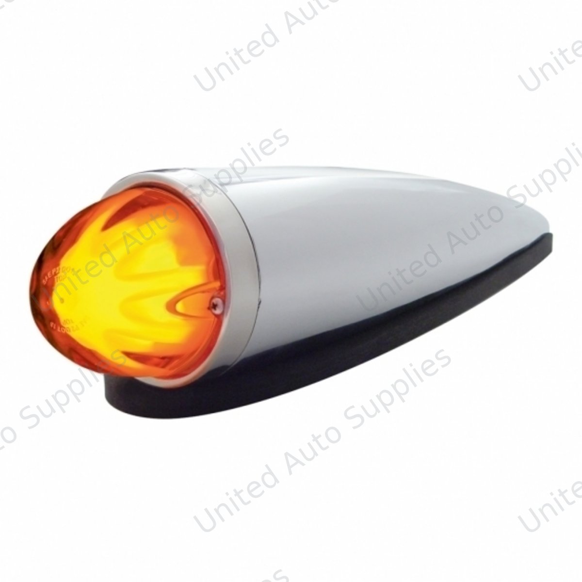 9 LED Dual Function GloLight Watermelon Cab Light Kit - Amber LED/Amber Lens