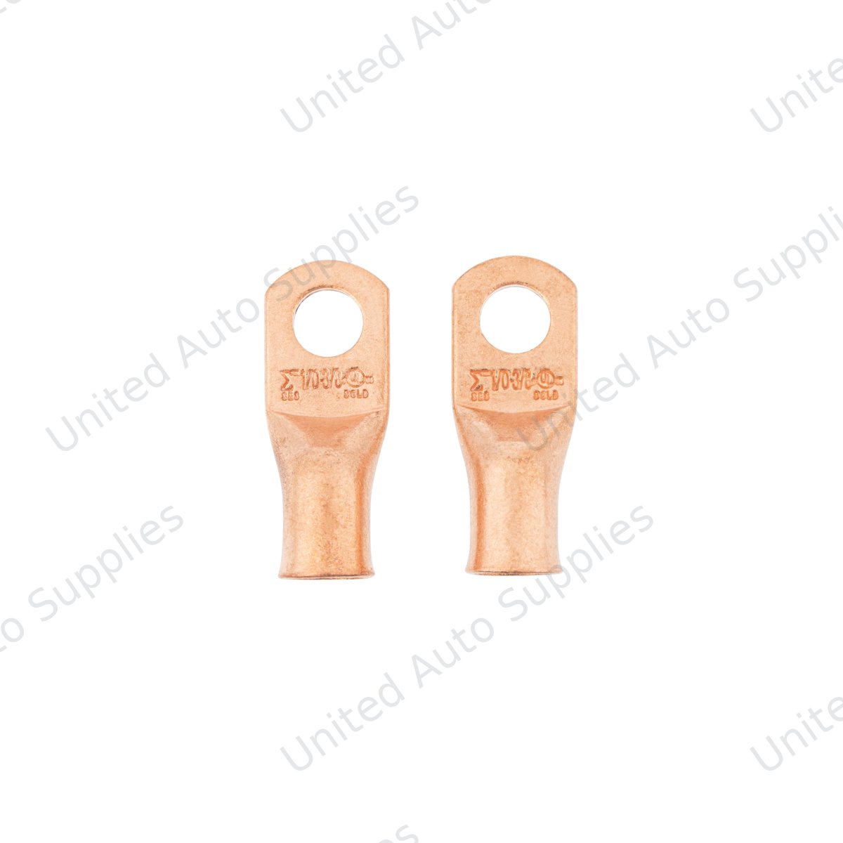 1/0 3/8" HD Seamless Tubular Copper Lug-Flared End 2 Pcs