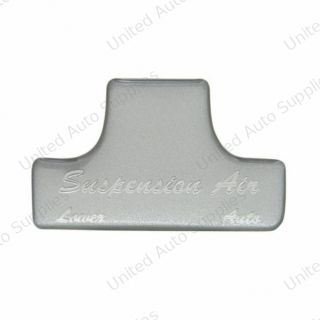 "Suspension Air" Switch Guard Sticker Only - Liquid Silver