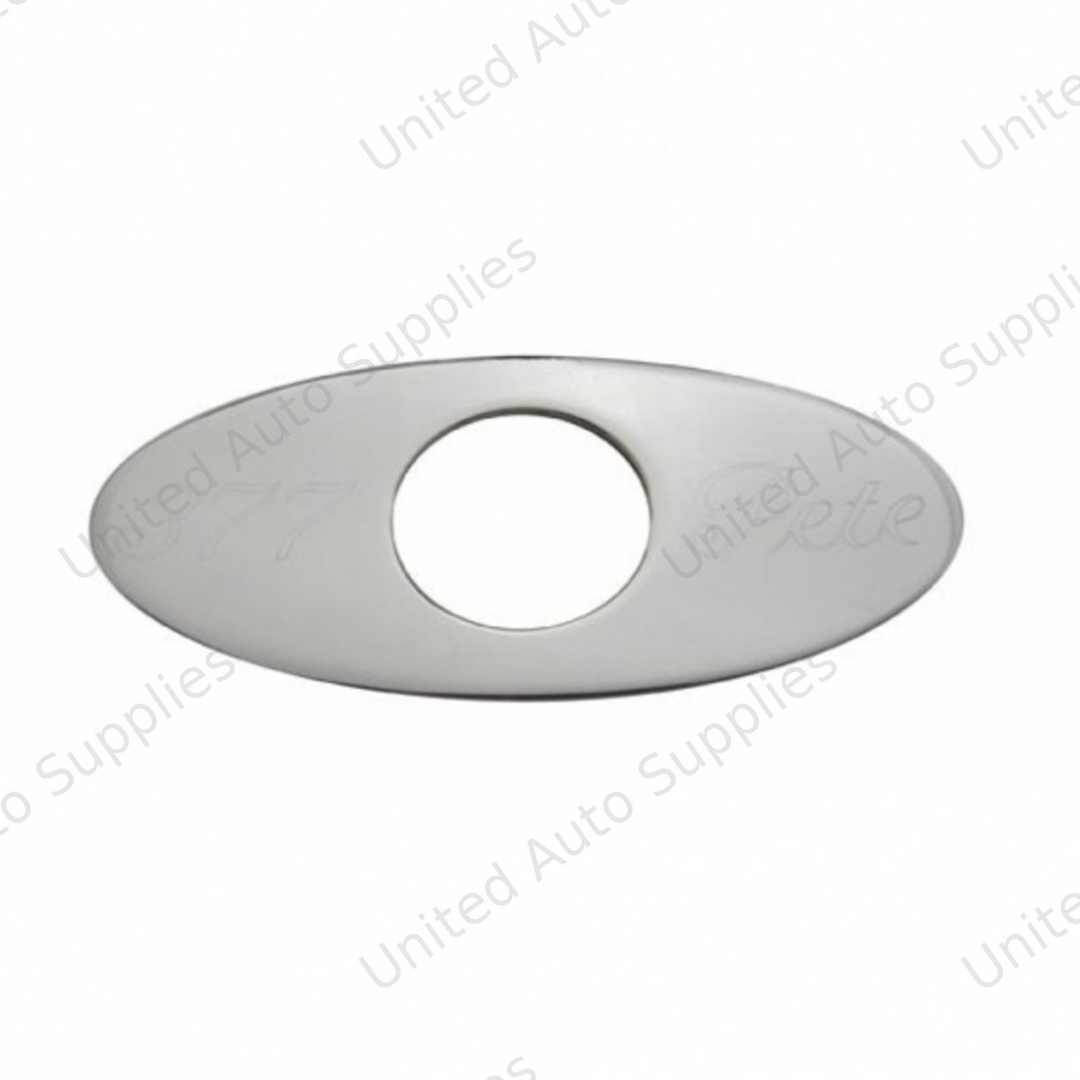 Peterbilt 377 Stainless Keyhole Guard (Card of 2)