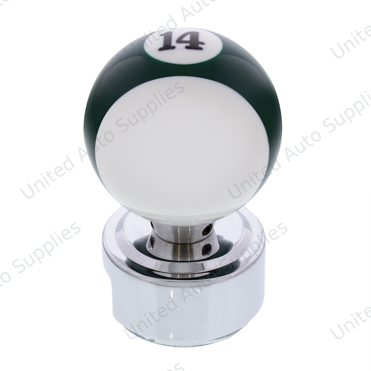 Number 14 Pool Ball Gearshift Knob For 13/15/18 Speed Eaton Style Shifters