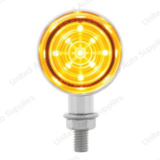 9 LED Mini Bullet Light - Amber LED/Amber Lens