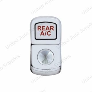 "Rear A/C" Rocker Switch Cover - Indented (Bulk)