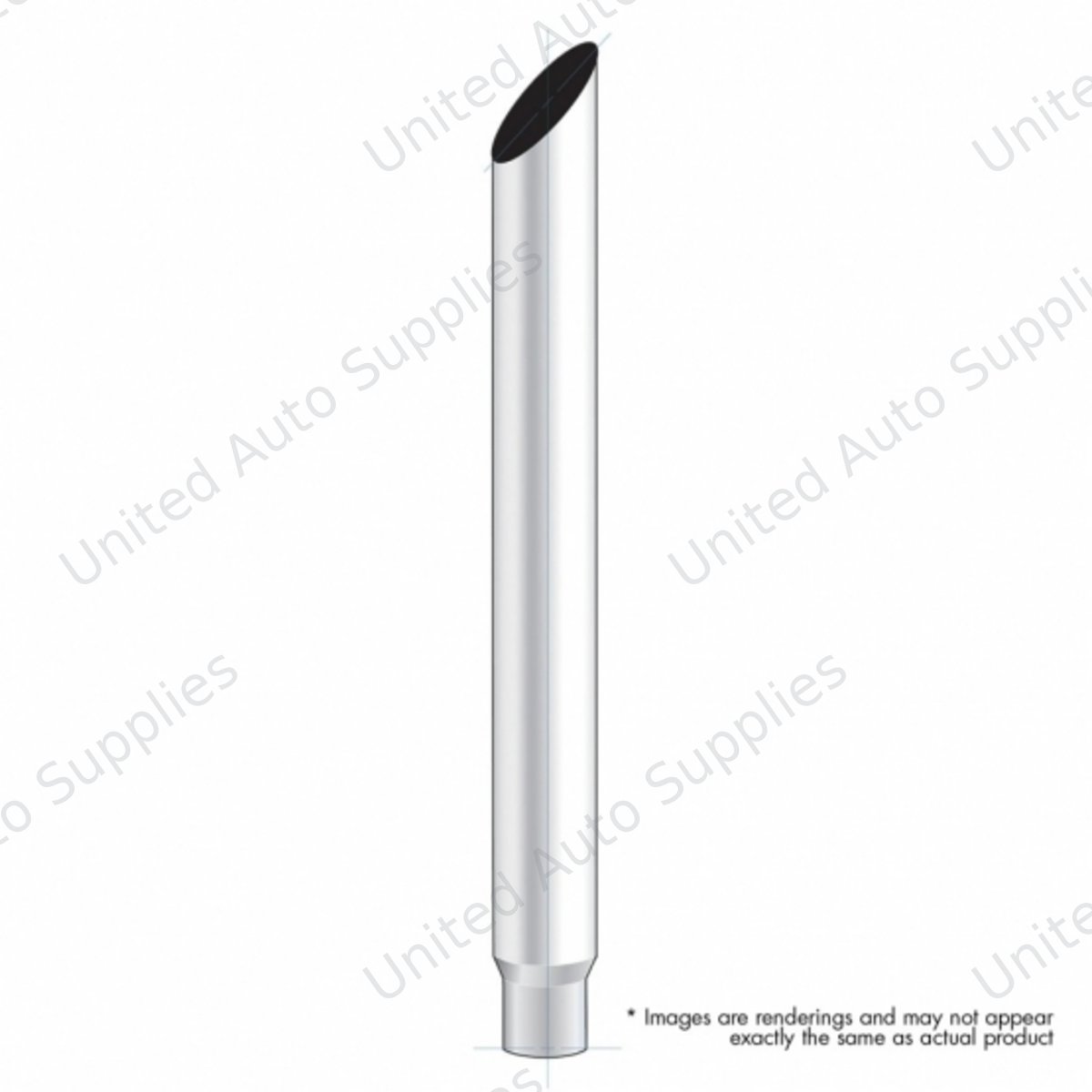 7" Mitred Reduce To 5" O.D. Bottom Exhaust - 36" L