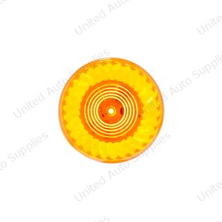 7 LED 2" Round Turbine Light (Clearance/Marker) - Amber LED/Amber Lens