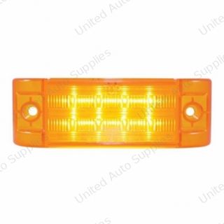 8 SMD LED Rectangular Light (Clearance/Marker) - Amber LED/Amber Lens (Bulk)