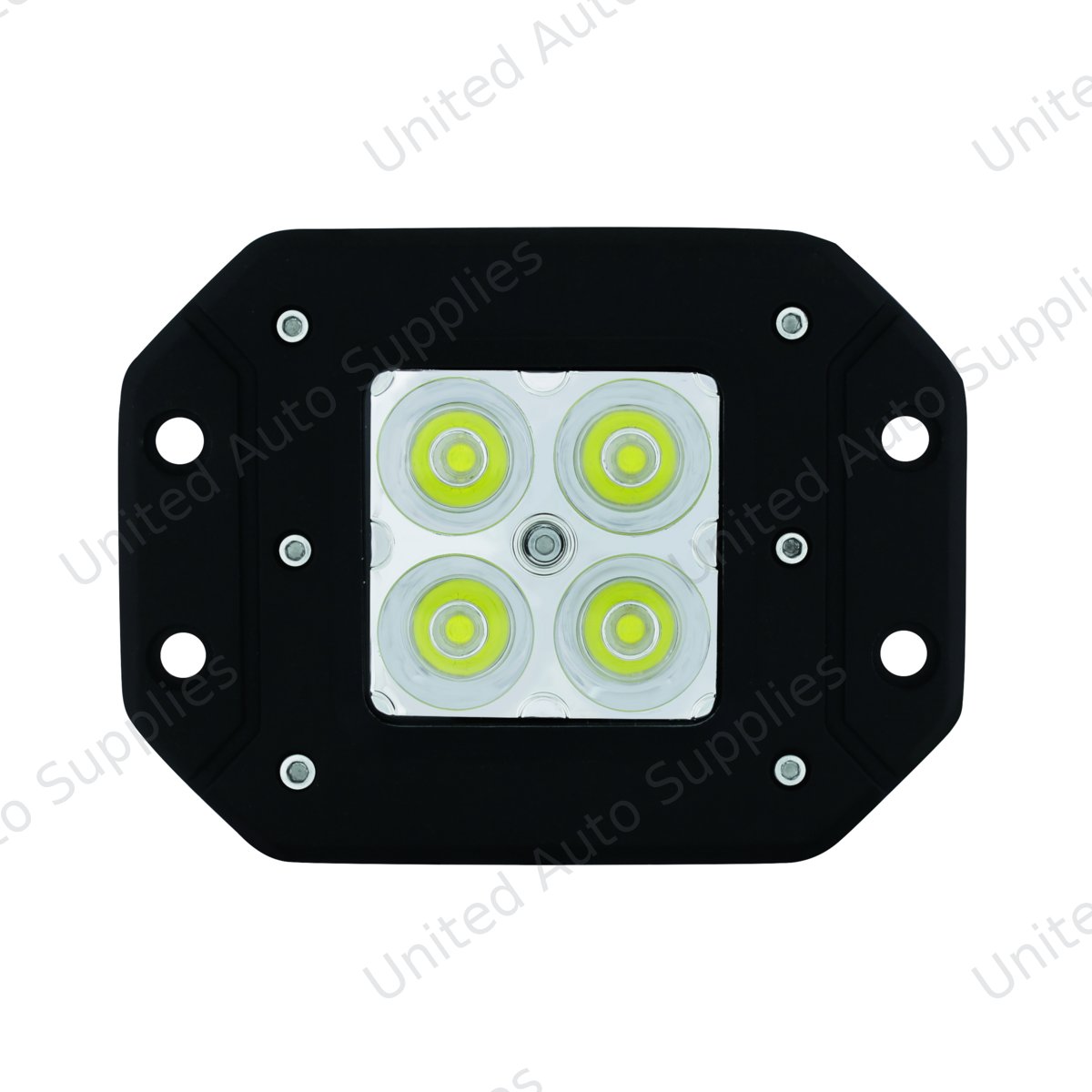 4 High Power LED Flange Mount Work Light - Spot Light