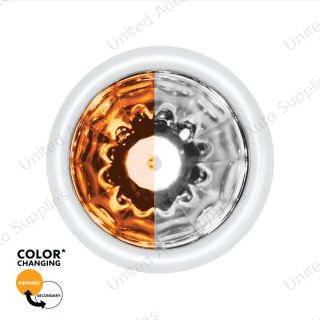Double Fury UltraBurst 9 LED Dual Function 1-1/2" Watermelon Clearance/Marker Light-Amber & White LED