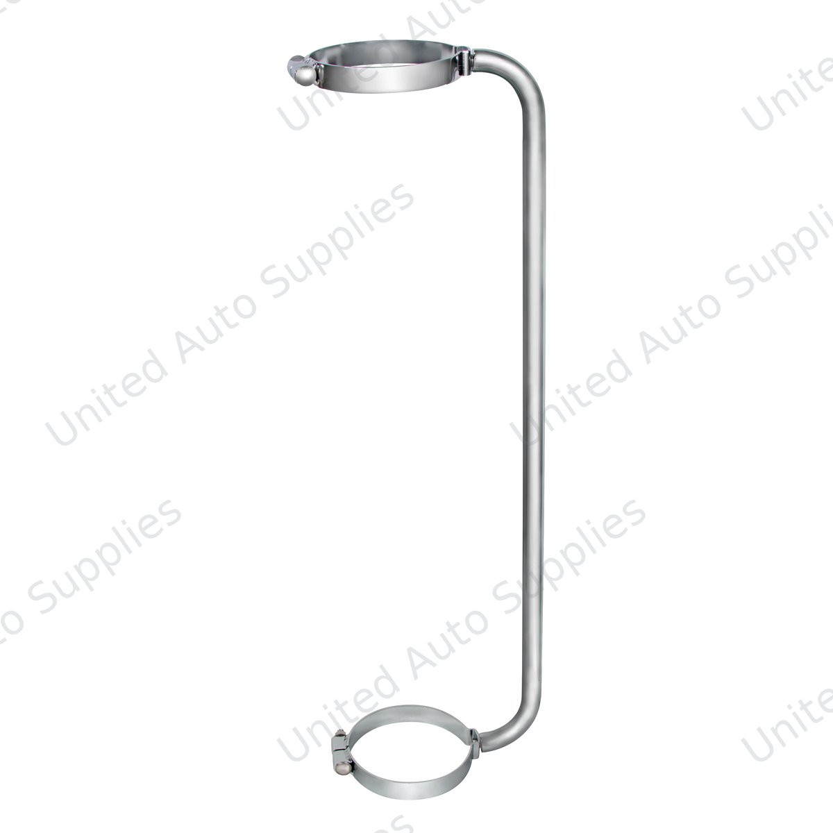 34" Chrome Exhaust Grab Handle - 6" Clamp