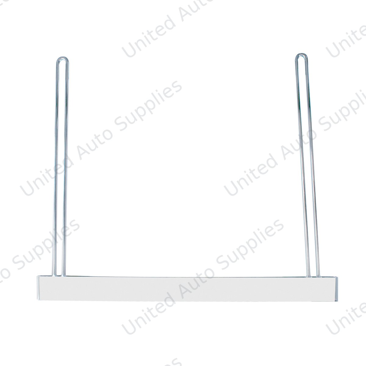 24" X 21" Chrome Anti-Sail Bracket - 2" Bottom