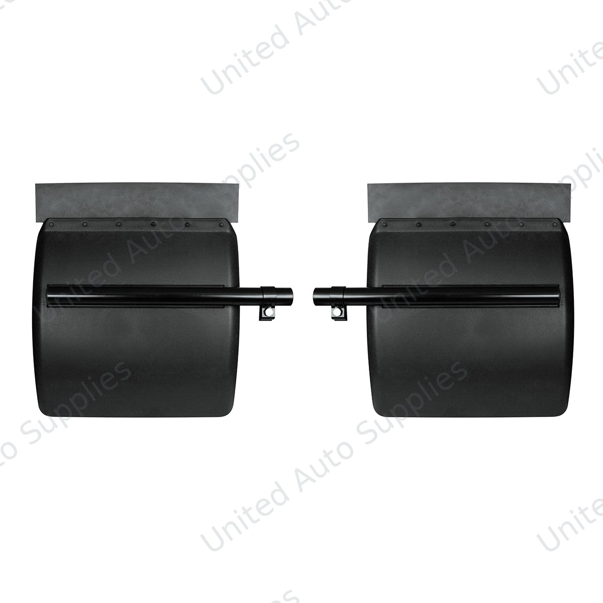 24" X 24" Black Poly Quarter Fender Set (Pair)