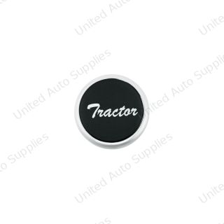 "Tractor" Deluxe Air Valve Knob - Black Glossy Sticker