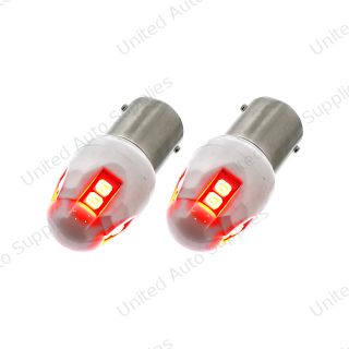 High Power 8 LED 1156 Type Bulb - Red (Card of 2)