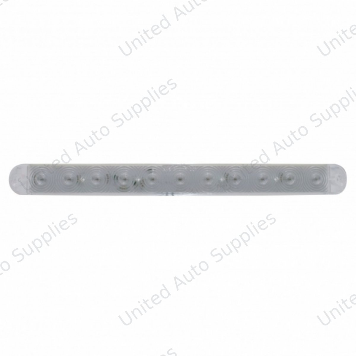 11 LED 15" Turn Signal Light Bar - Amber LED/Clear Lens (Bulk)