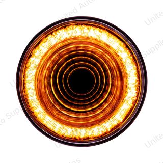 Mirage 24 LED 4" Round Turn Signal Light - Amber LED/Clear Lens