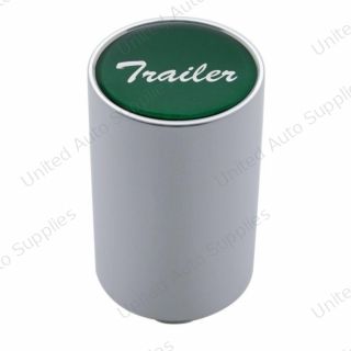 "Trailer" 3" Air Valve Knob - Green Glossy Sticker