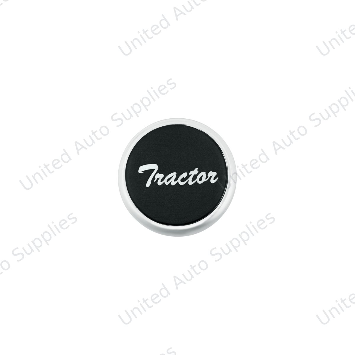 "Tractor" Deluxe Air Valve Knob - Black Glossy Sticker
