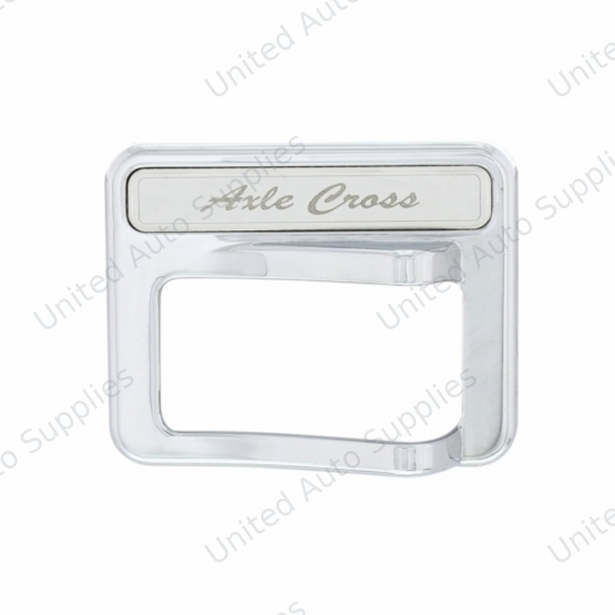 Chrome Rocker Switch Cover For Peterbilt 579 (2013-2019) & 567 (2014-2018)- Axle Cross