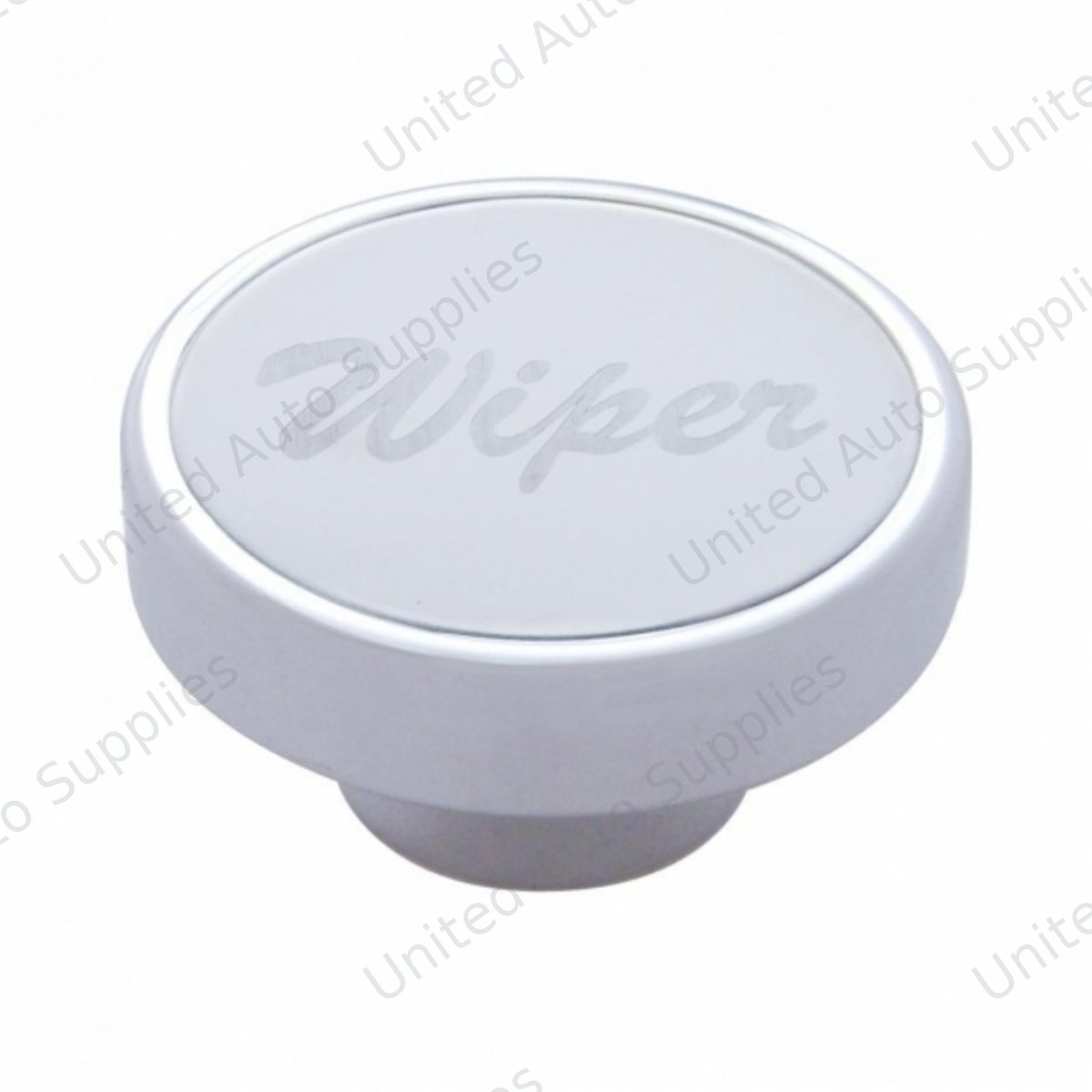 "Wiper" Dash Knob With Stainless Plaque