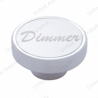 "Dimmer" Dash Knob With Stainless Plaque