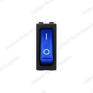 Blue Illum Rocker 20 Amp 12V S.P.S.T. On/Off 1 Pc.