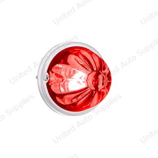 Glass Watermelon Light Kit With 2 LED Light-Red LED/Red Lens
