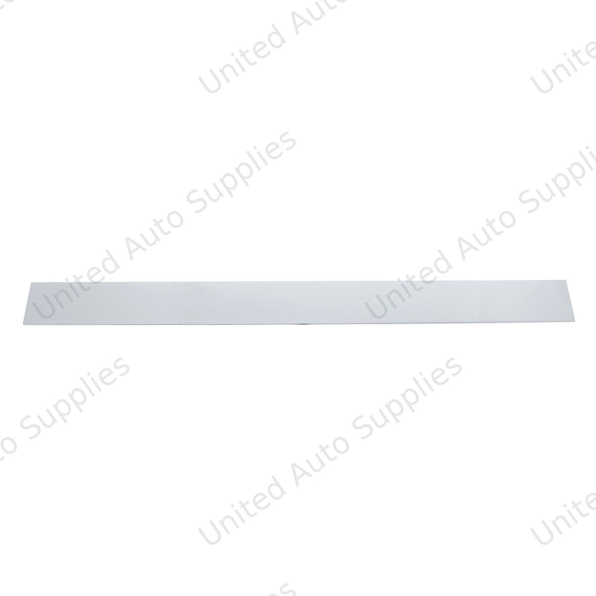 2" X 24" Chrome Top Mud Flap Plate - Welded Stud