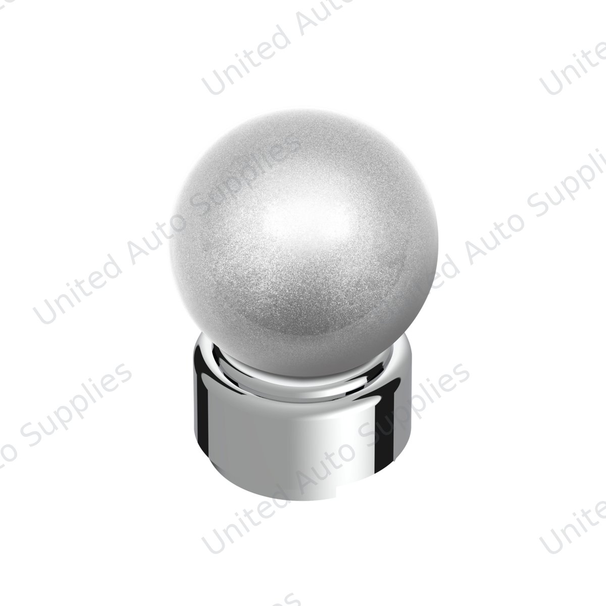 Thread-On Bristol Gearshift Knob with 9/10 Speed Adapter-Liquid Silver