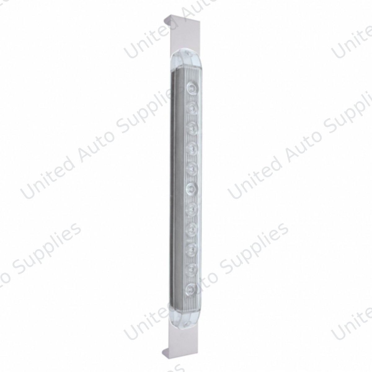 Mirror Bracket With 11 LED 17" Light Bar - Amber LED/Clear Lens