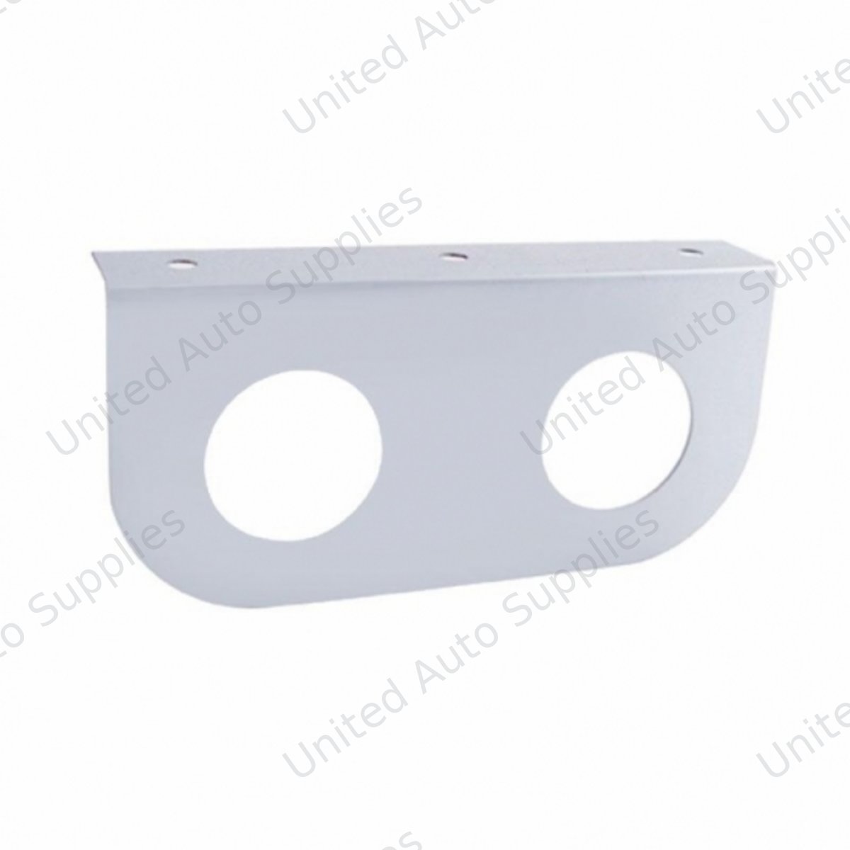 Stainless Light Bracket With 2X 2" Light Cutouts