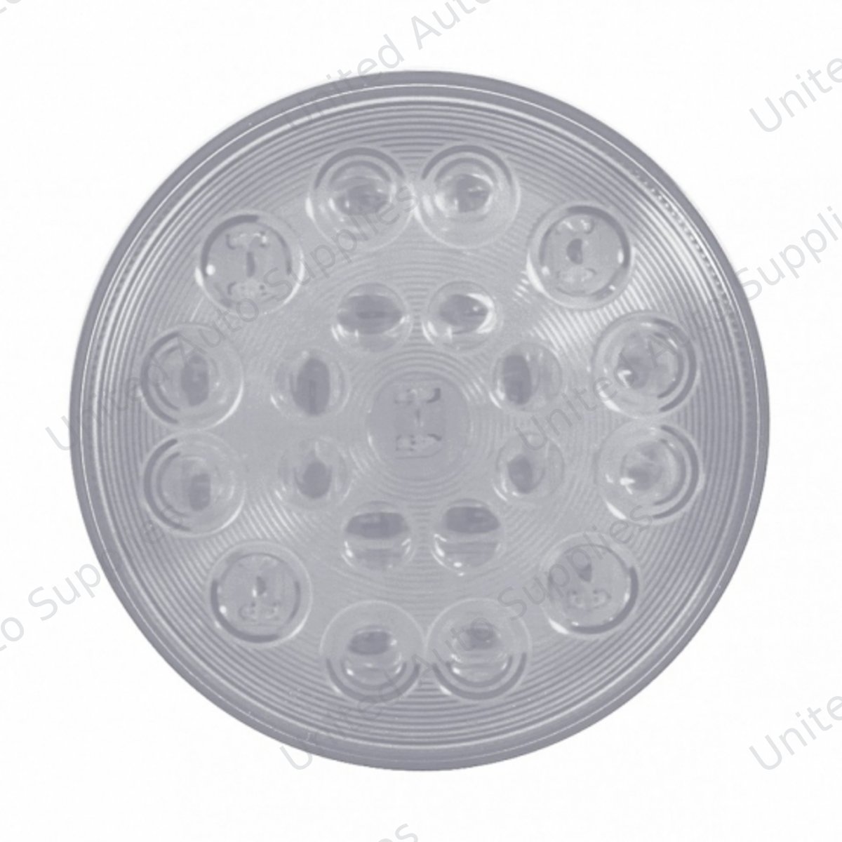 21 LED "Competition Series" 4" Round Light (Stop, Turn & Tail) - Red LED/Clear Lens
