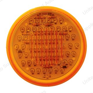 60 LED Round P/T/C Light - Amber (Bulk)