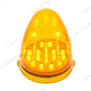 19 LED Reflector Grakon 1000 Style Cab Light - Amber LED/Amber Lens