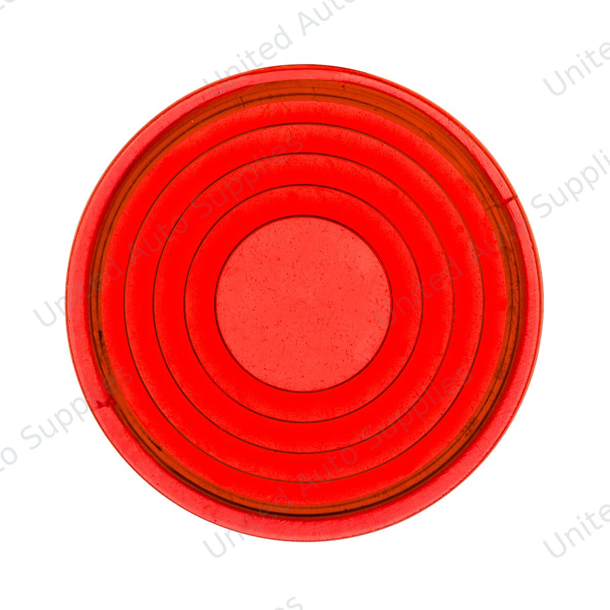 Round Map Light Lens For 2006+ Peterbilt - Red
