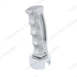 Slot Style Gearshift Knob With 13/15/18 Speed Adapter - Chrome