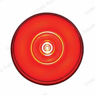 GloLight 6 LED 2" Round Clearance/Marker Light - Red LED/Red Lens