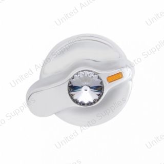 Signature Series A/C Control Knob With Color Crystal For International Trucks - Clear Crystal