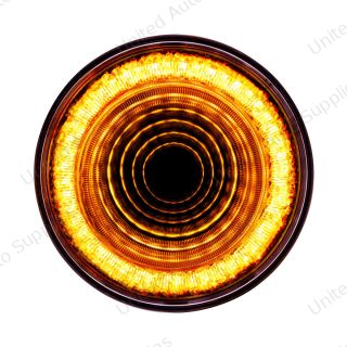 Mirage 24 LED 4" Round Turn Signal Light - Amber LED/Amber Lens
