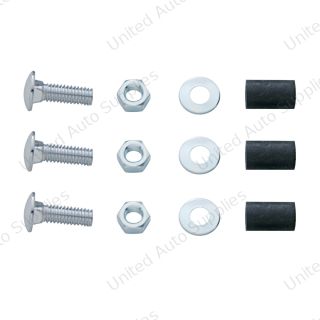 Bottom Mud Flap Plate Hardware - Bolt Thru