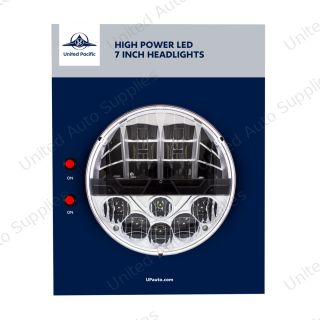 United Pacific 7" LED Headlight Display - 31084