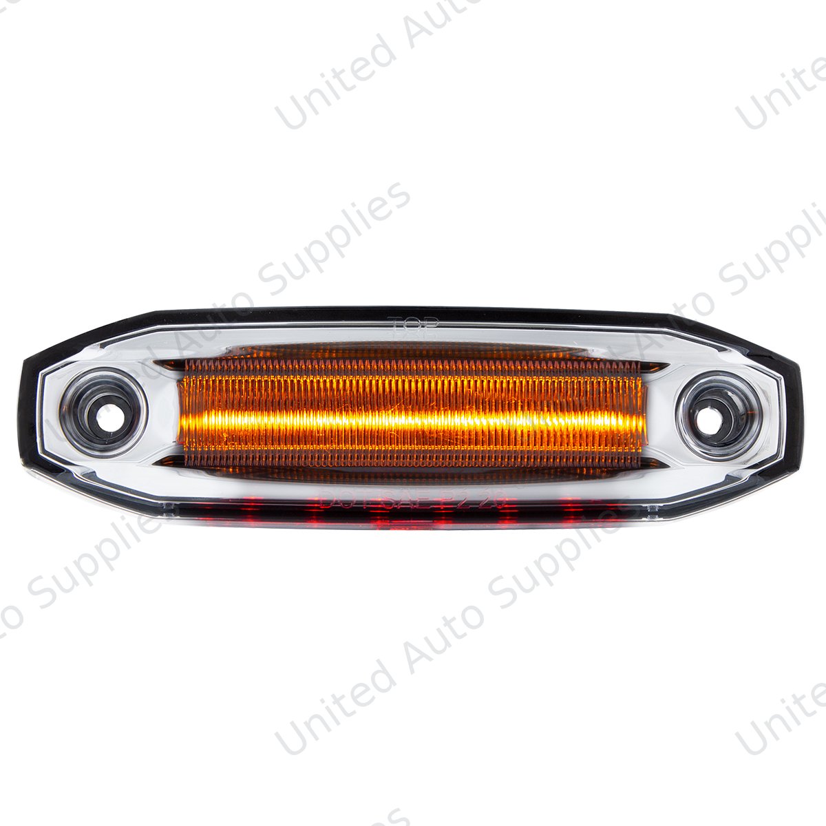 6 Amber LED Light (Clearance/Marker) With 6 Red LED Side Ditch Light