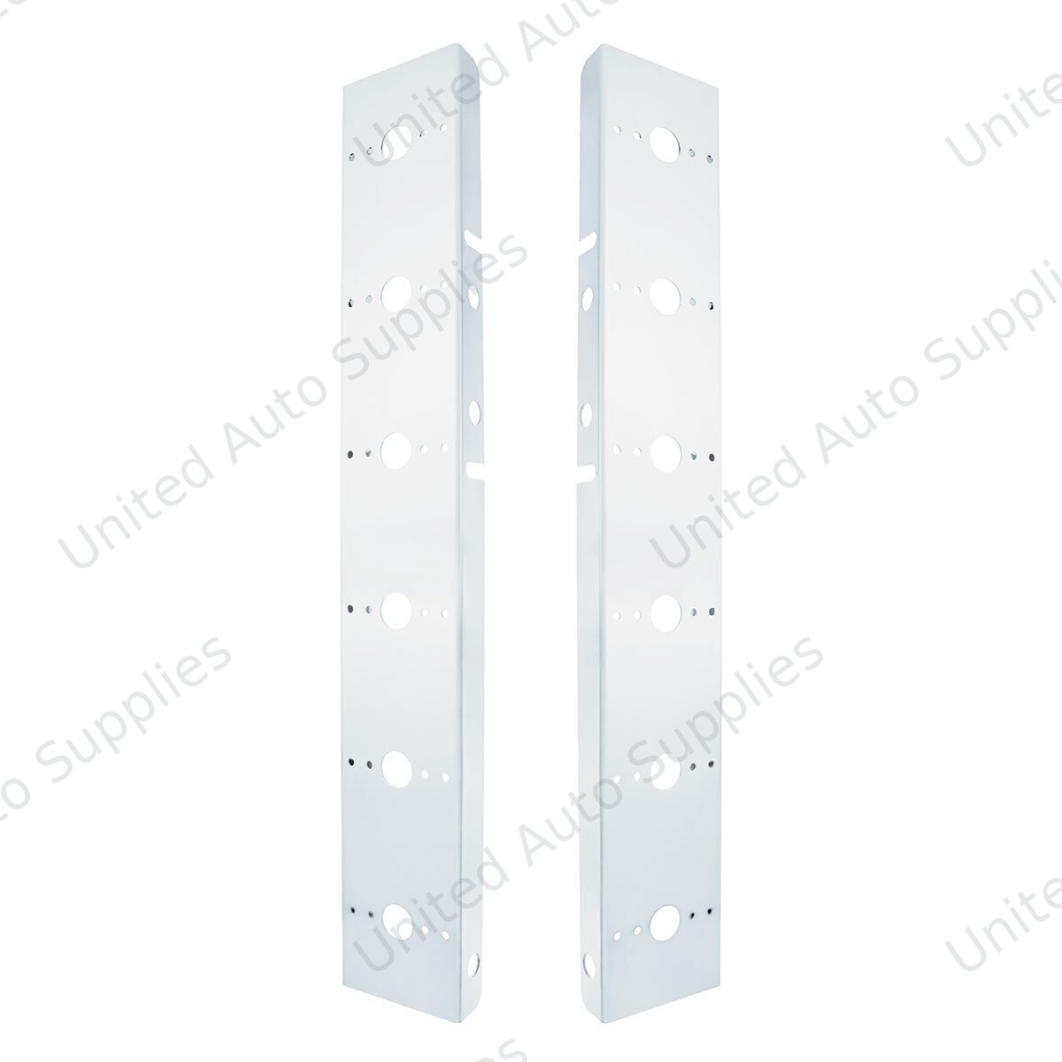Peterbilt Stainless Front Air Cleaner Bracket Only - 12 Light Cutouts